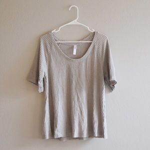 Xhilaration Waffle Textured Top